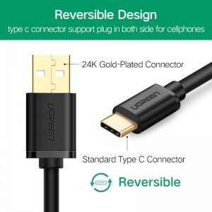 Ugreen USB Type C Cable 2A USB C Cable Fast Charging Data Cable Type C USB 2