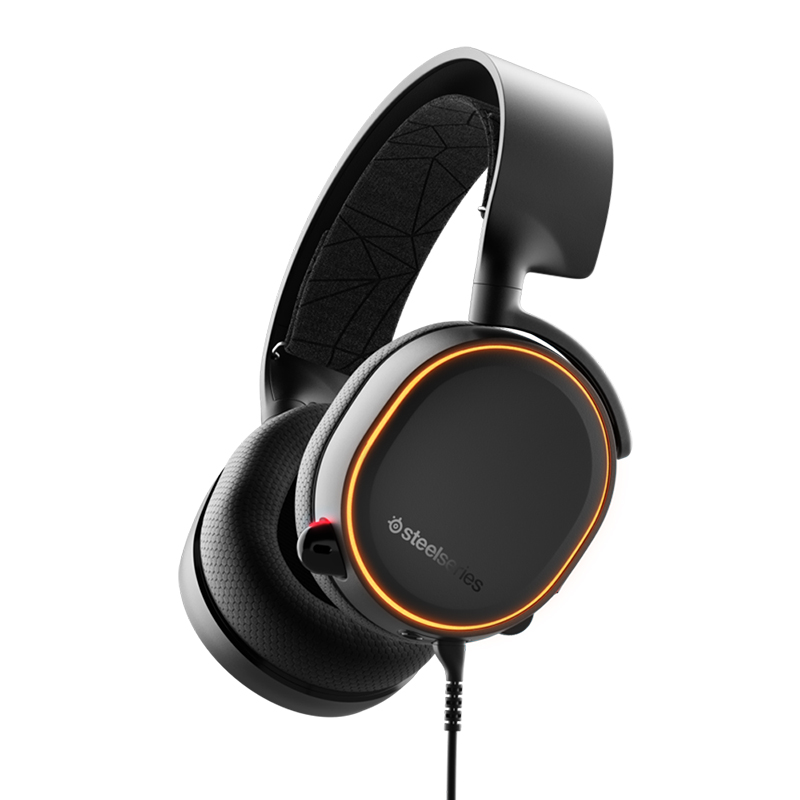 SteelSeries Arctis 5 RGB Illuminated Gaming Headset ...