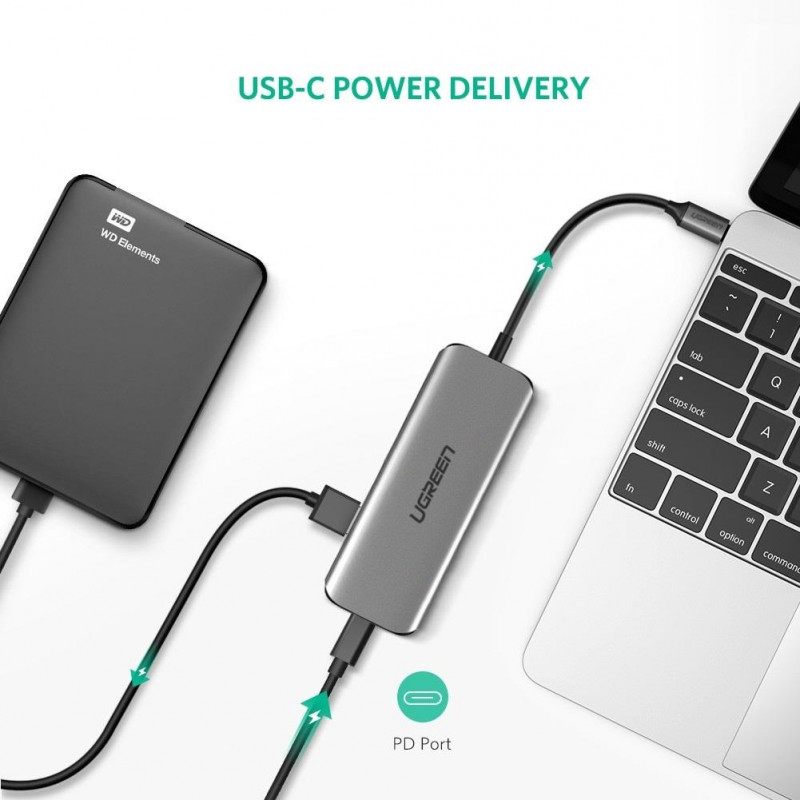 Ugreen Type C to 4 Ports USB 3.0 HUB | Laptops | Computers ...