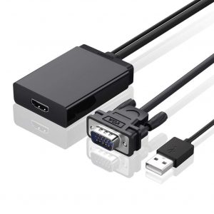 UGREEN VGA to HDMI Converter BLACK - Image 1