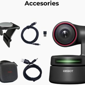 OBSBOT Tiny PTZ 4K Webcam with Dual Omni-Directional Microphones -Pre Book - Image 5